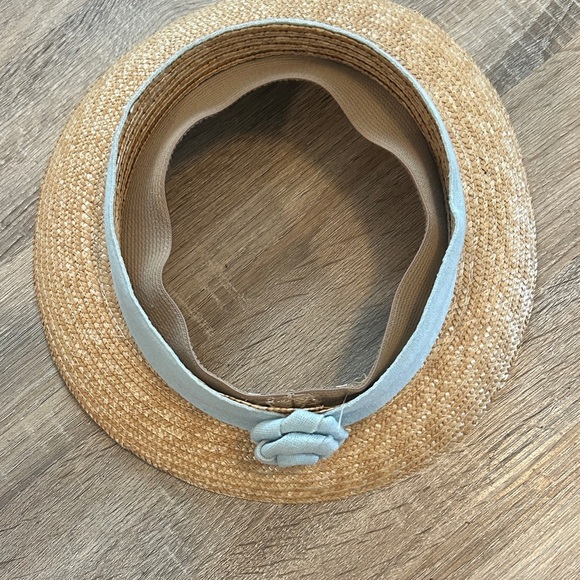 Scala Tan and with Blue now Women's Straw Hat - Picture 1 of 3